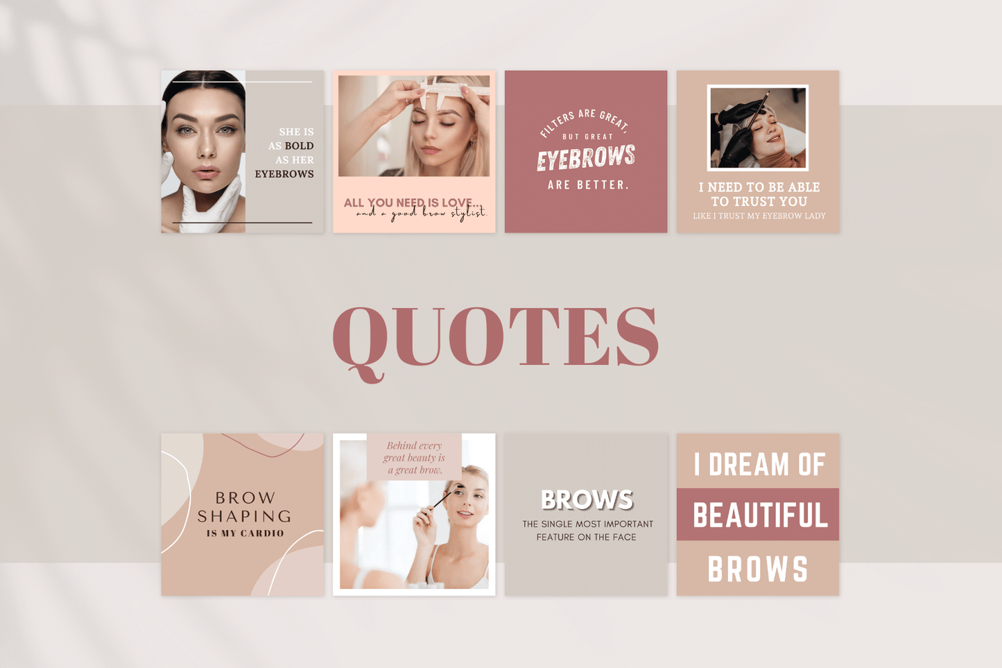 300 Microblading Templates for Social Media